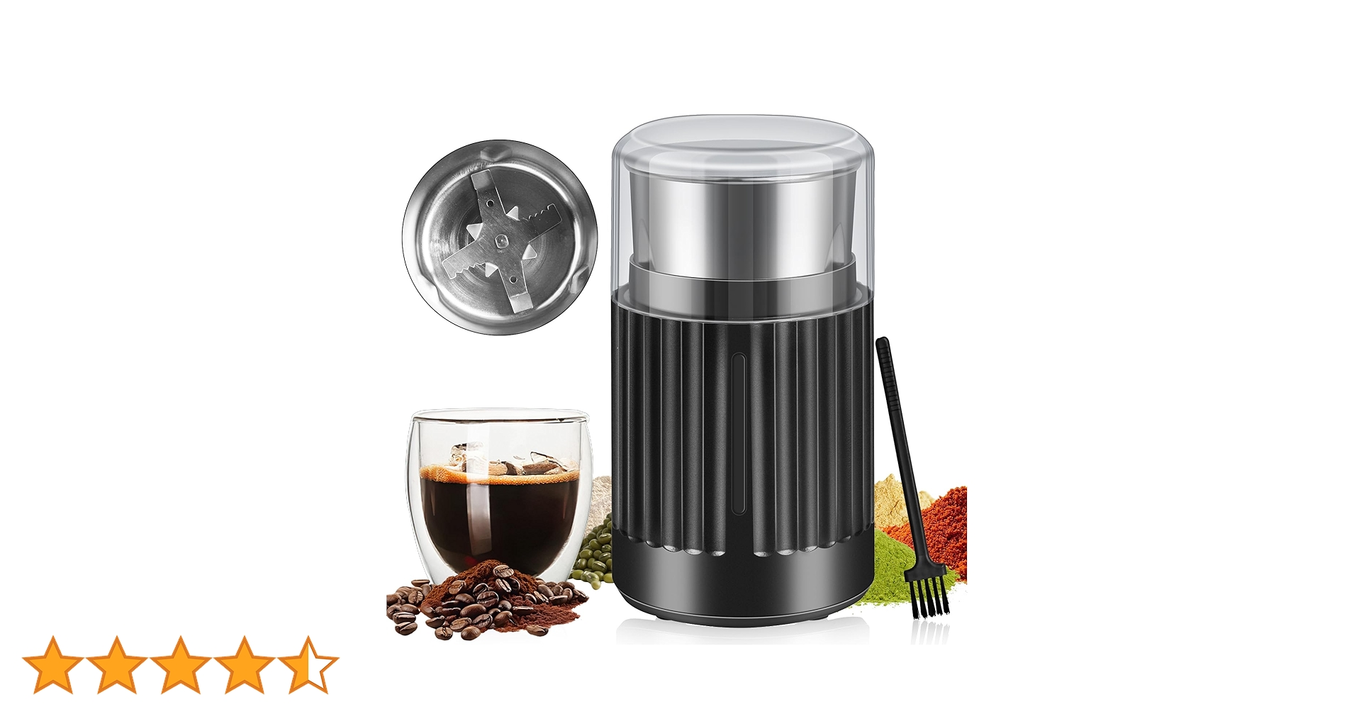 Amazon.co.jp: コーヒーミル 電動【2025革新型】電動コーヒー